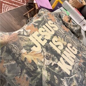 Camouflage'Jesus Is King' Graphic